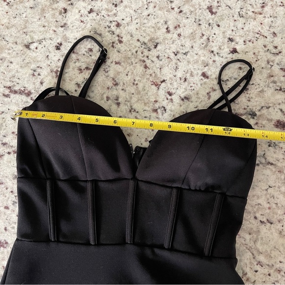 Windsor Wanda Formal Corset Crepe Dress Size Small High Slit Formal Bodycon Maxi - Picture 9 of 13